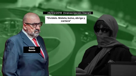 Conversación de Koldo García con su exmujer sobre las "chistorras" Conversación de Koldo García con su exmujer sobre las "chistorras"