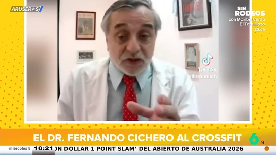 El Dr. Fernando Cichero, contra el CrossFit: "Es un ejercicio extremadamente violento" El Dr. Fernando Cichero, contra el CrossFit: "Es un ejercicio extremadamente violento"