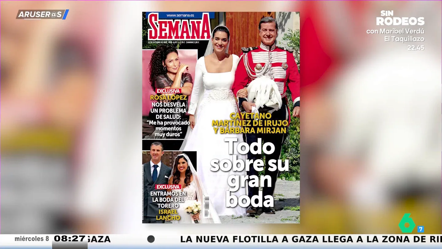 Del problema de salud de Rosa López a la boda de Cayetano Martínez de Irujo: el vídeo de las revistas del corazón Del problema de salud de Rosa López a la boda de Cayetano Martínez de Irujo: el vídeo de las revistas del corazón