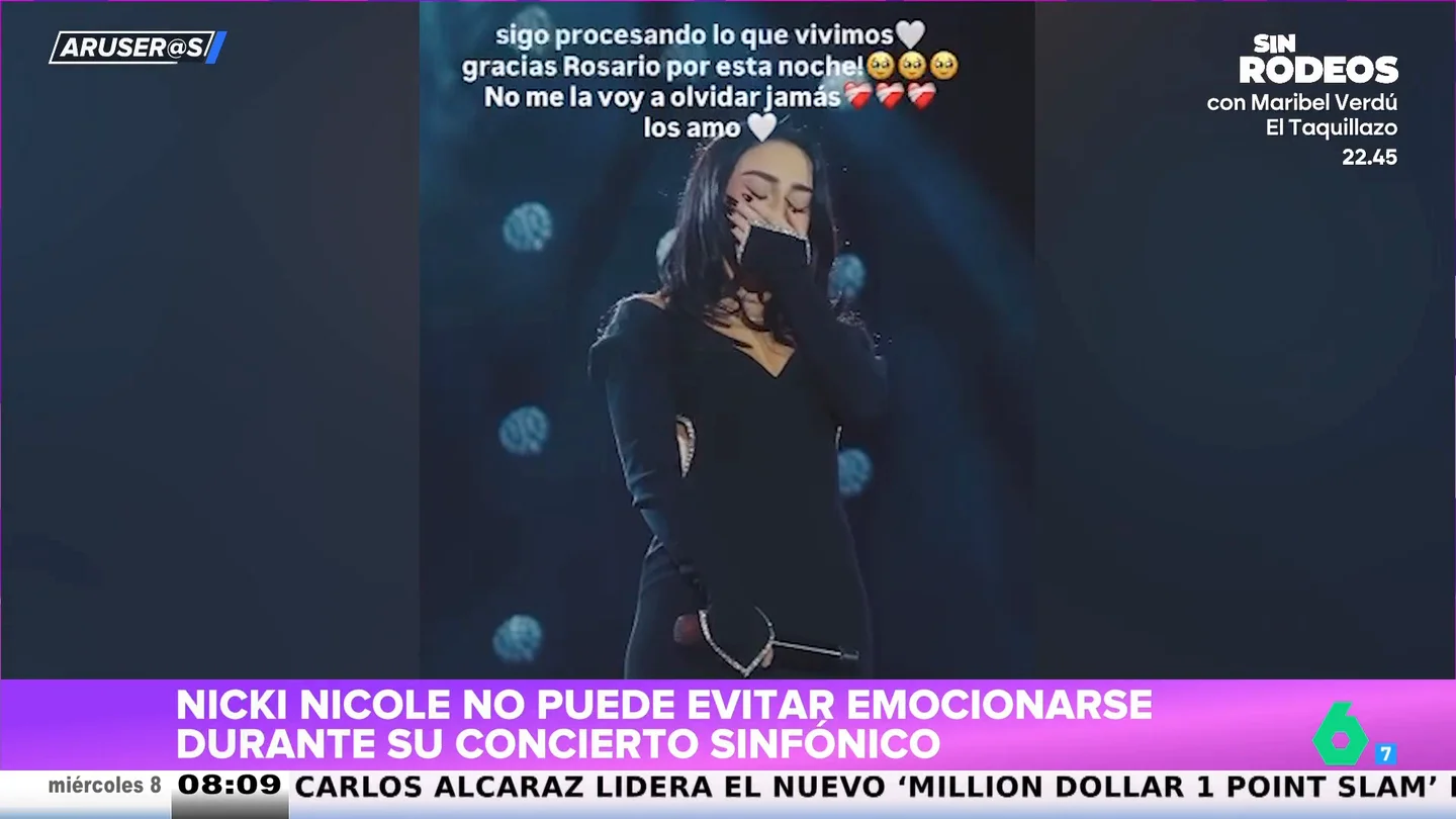 El vídeo en el que Nicki Nicole hace historia al cantar ante 250.000 personas en su primer concierto sinfónico en Rosario El vídeo en el que Nicki Nicole hace historia al cantar ante 250.000 personas en su primer concierto sinfónico en Rosario