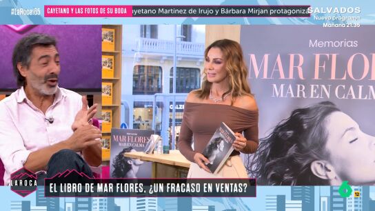 Juan del Val pone en duda el &eacute;xito del libro de Mar Flores: "Las ventas son las ventas"