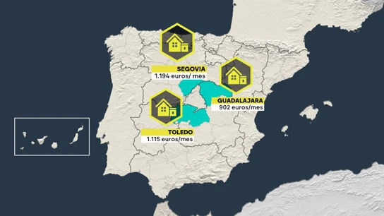 Precios de los alquileres en Toledo, Segovia y Guadalajara Precios de los alquileres en Toledo, Segovia y Guadalajara