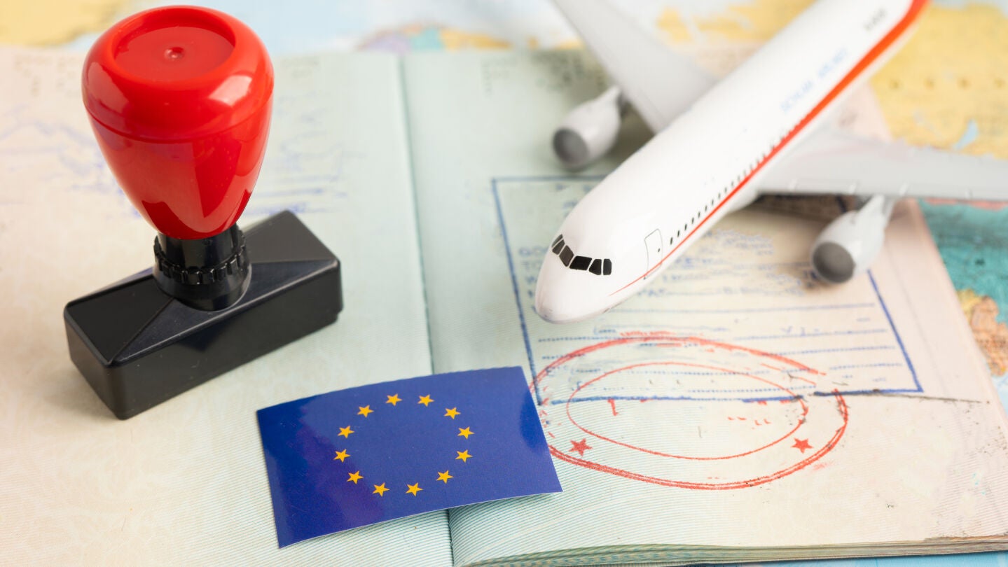 Pasaporte con sellos
