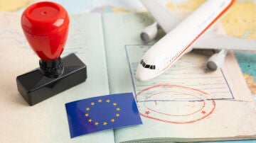 Pasaporte con sellos