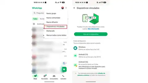 Dispositivos vinculados en WhatsApp Dispositivos vinculados en WhatsApp