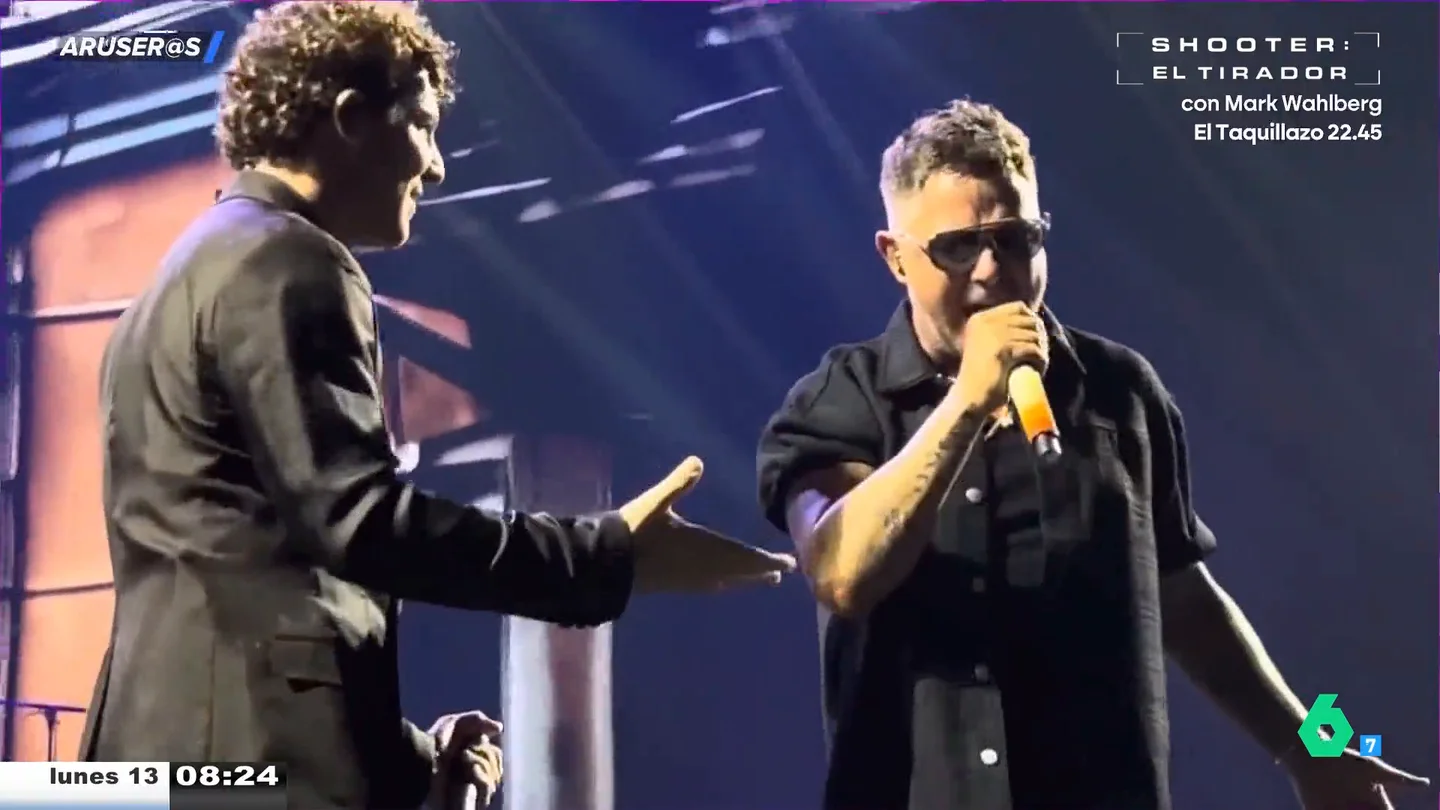 El vídeo viral de Alejandro Sanz y David Bisbal cantando 'Mi soledad y yo' en México El vídeo viral de Alejandro Sanz y David Bisbal cantando 'Mi soledad y yo' en México