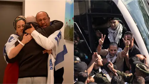 Hamás libera a los 20 rehenes con vida mientras Israel excarcela a los primeros presos palestinos Hamás libera a los 20 rehenes con vida mientras Israel excarcela a los primeros presos palestinos