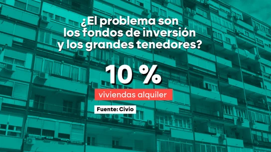 Las cifras del problema de la vivienda en España: más de un millón están en manos de sociedades que buscan hacer negocio Las cifras del problema de la vivienda en España: más de un millón están en manos de sociedades que buscan hacer negocio