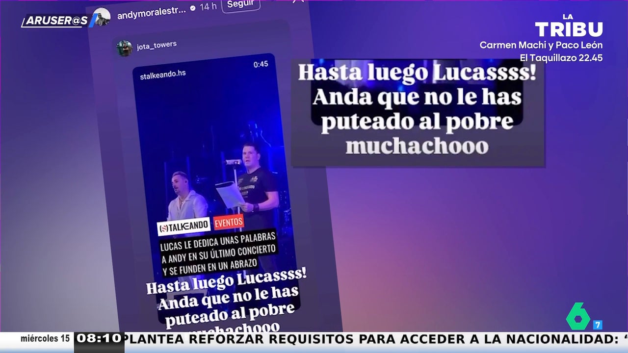 Andy se 'venga' de Lucas: de su single 'Marioneta' a compartir mensajes que le llaman "arrogante"