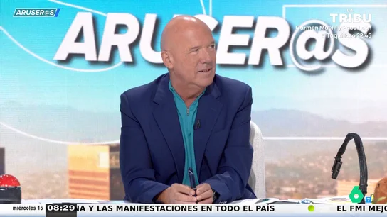 Alfonso Arús se mofa del "color de los inteligentes": "Gris es muy José Luis Perales" Alfonso Arús se mofa del "color de los inteligentes": "Gris es muy José Luis Perales"