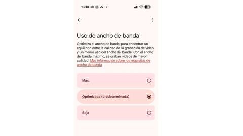 Ajustando el ancho de banda