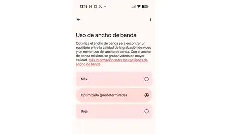 Ajustando el ancho de banda Ajustando el ancho de banda