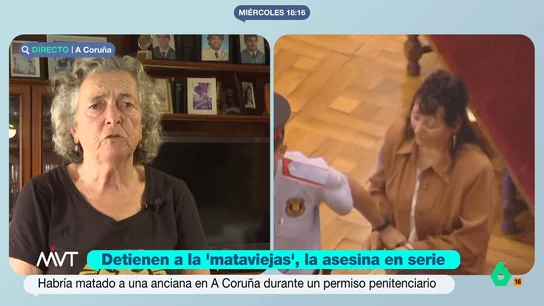 María Jesús, vecina de la última víctima de la 'mataviejas': "No era nada ostentosa; nunca la vi arreglada" María Jesús, vecina de la última víctima de la 'mataviejas': "No era nada ostentosa; nunca la vi arreglada"