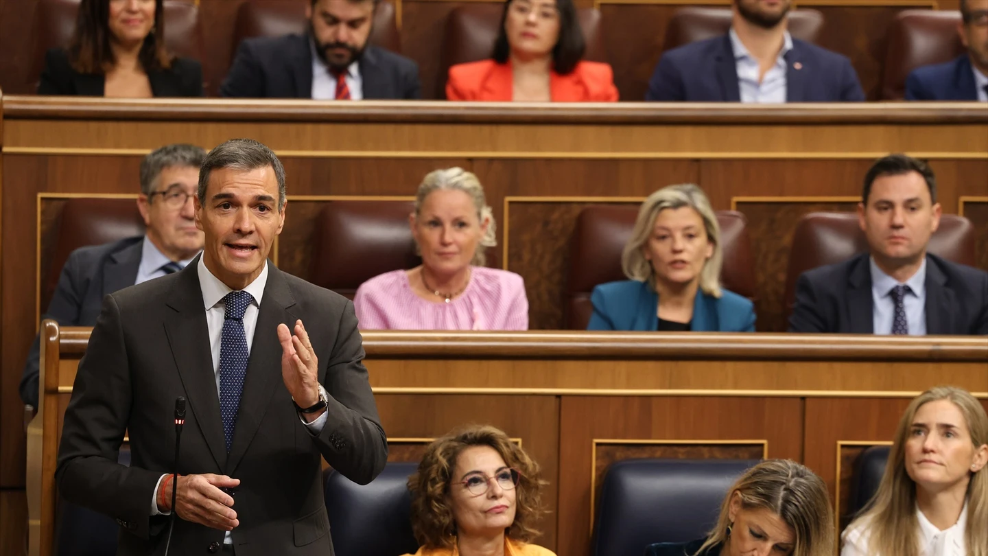 Imagen de Pedro Sánchez en el Congreso. Imagen de Pedro Sánchez en el Congreso.