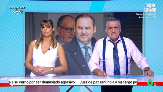 Wyoming, sobre el posible ingreso en prisión de Ábalos: "Dejará de estar solo, le espera Cerdán con los brazos abiertos" Wyoming y Sandra Sabatés repasan en este vídeo las últimas noticias de la actualidad judicial, desde la comparecencia de mañana de Ábalos en el Supremo a la ampliación de la investigación del juez Peinado en el caso de Begoña Gómez.