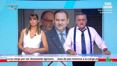 Wyoming, sobre el posible ingreso en prisión de Ábalos: "Dejará de estar solo, le espera Cerdán con los brazos abiertos" Wyoming y Sandra Sabatés repasan en este vídeo las últimas noticias de la actualidad judicial, desde la comparecencia de mañana de Ábalos en el Supremo a la ampliación de la investigación del juez Peinado en el caso de Begoña Gómez.