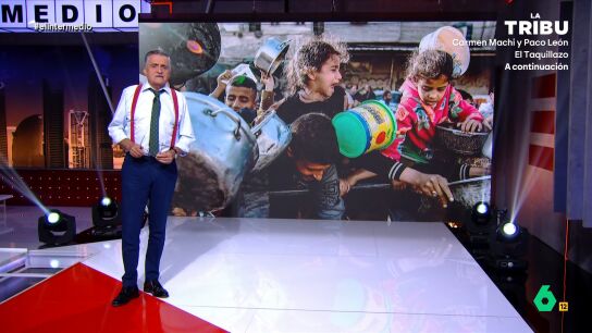 El presentador de El Intermedio considera que los cimientos del plan de paz para Gaza "son muy fr&aacute;giles". Aunque est&aacute; "un poco mosca", considera que hay que mantener la esperanza. 