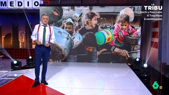 El mensaje de Wyoming "a los que gobiernan el mundo": "Queremos una paz justa, estable y duradera para Gaza" El presentador de El Intermedio considera que los cimientos del plan de paz para Gaza "son muy frágiles". Aunque está "un poco mosca", considera que hay que mantener la esperanza.