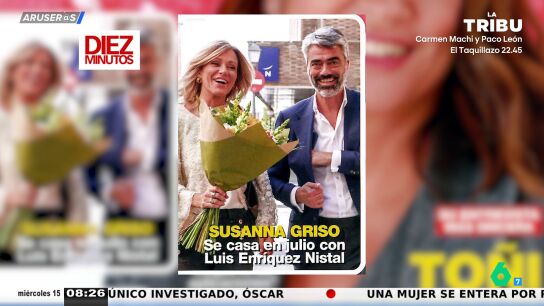 Susanna Griso se casa en julio en la Costa Brava con Luis Enr&iacute;quez Nistal: "Levant&eacute; el caf&eacute; y ah&iacute; estaba el anillo"