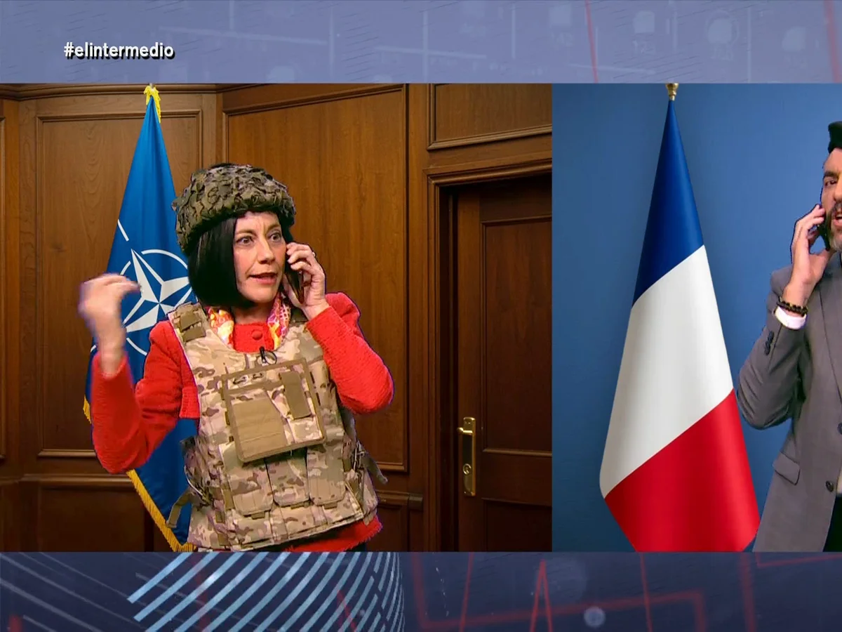 "Antes atranco la puerta con un tanque a que me eche el panocho este": 'Margarita Robles' busca apoyos en la OTAN frente a Trump