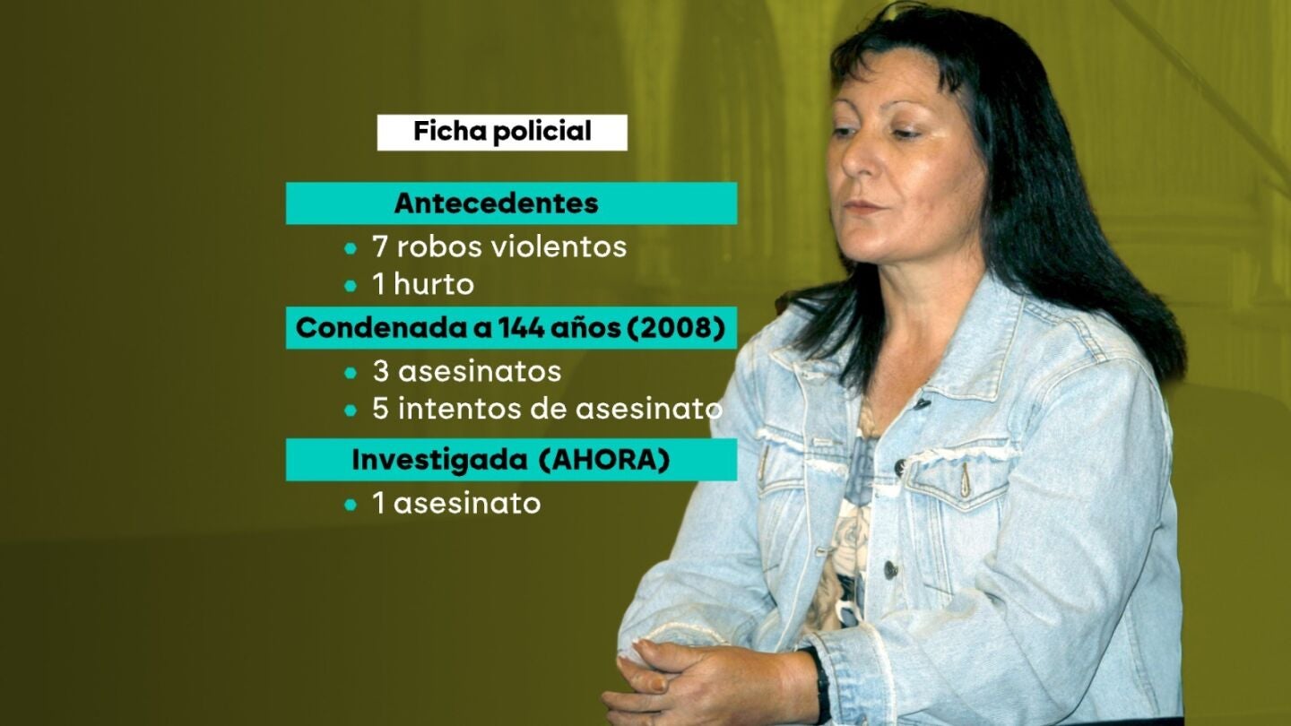 La ficha policial de Remedios Sánchez, la asesina en serie conocida como 'la mataviejas'.