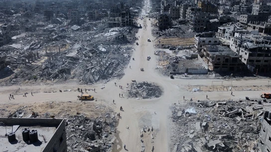 La Franja de Gaza, completamente destruida tras dos años de genocidio israelí La Franja de Gaza, completamente destruida tras dos años de genocidio israelí