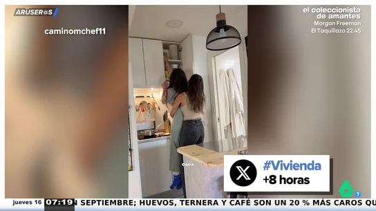 Una influencer expone su casa de 25 metros cuadrados y las redes estallan: "Romantizando la precariedad" Una influencer expone su casa de 25 metros cuadrados y las redes estallan: "Romantizando la precariedad"