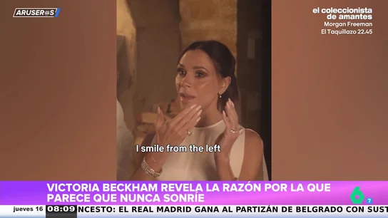 Victoria Beckham desvela por qué nunca sonríe y sí, culpa a David Beckham: "Por eso parezco malhumorada" Victoria Beckham desvela por qué nunca sonríe y sí, culpa a David Beckham: "Por eso parezco malhumorada"