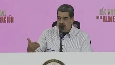 Nicolás Maduro durante una comparecencia. Nicolás Maduro durante una comparecencia.