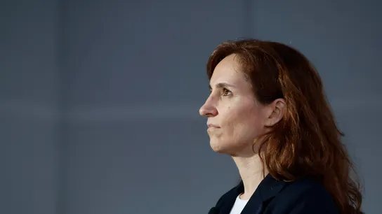 La ministra de Sanidad, Mónica García, en una imagen de archivo La ministra de Sanidad, Mónica García, en una imagen de archivo