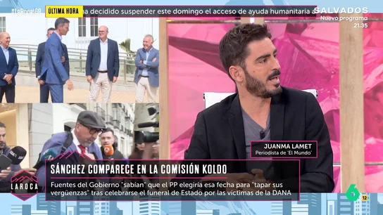 Juanma Lamet, sobre el senador que interrogue a Pedro Sánchez en el Senado: "El PP tiene que buscar a un 'perro de presa'" Juanma Lamet, sobre el senador que interrogue a Pedro Sánchez en el Senado: "El PP tiene que buscar a un 'perro de presa'"