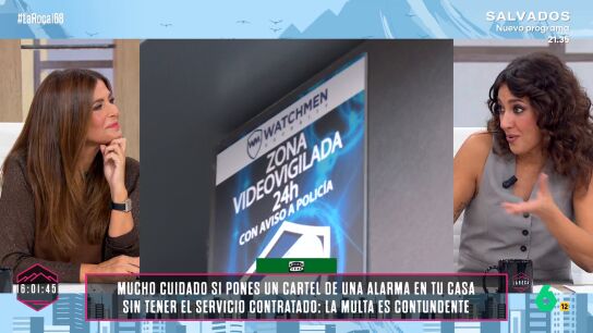Colocar una pegatina de alarma sin tenerla contratada puede costarte hasta 100.000 euros