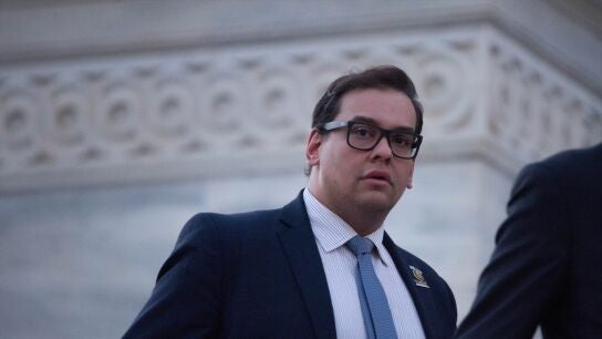 El excongresista republicano George Santos.