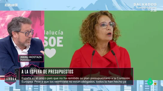Manu Mostaza, sobre la falta de los presupuestos generales: "No podemos normalizar que el Gobierno incumpla la Constitución" Manu Mostaza, sobre la falta de los presupuestos generales: "No podemos normalizar que el Gobierno incumpla la Constitución"