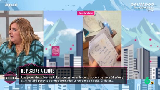 Pilar Vidal, nost&aacute;lgica con la peseta: "Yo ten&iacute;a 500 pesetas (3 euros) de paga y era la m&aacute;s rica del mundo"