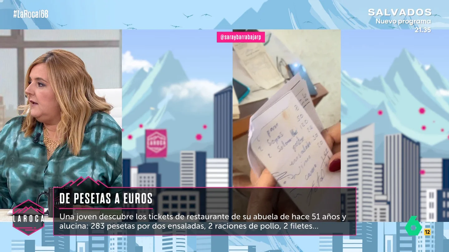 Pilar Vidal, nostálgica con la peseta: "Yo tenía 500 pesetas (3 euros) de paga y era la más rica del mundo" Pilar Vidal, nostálgica con la peseta: "Yo tenía 500 pesetas (3 euros) de paga y era la más rica del mundo"