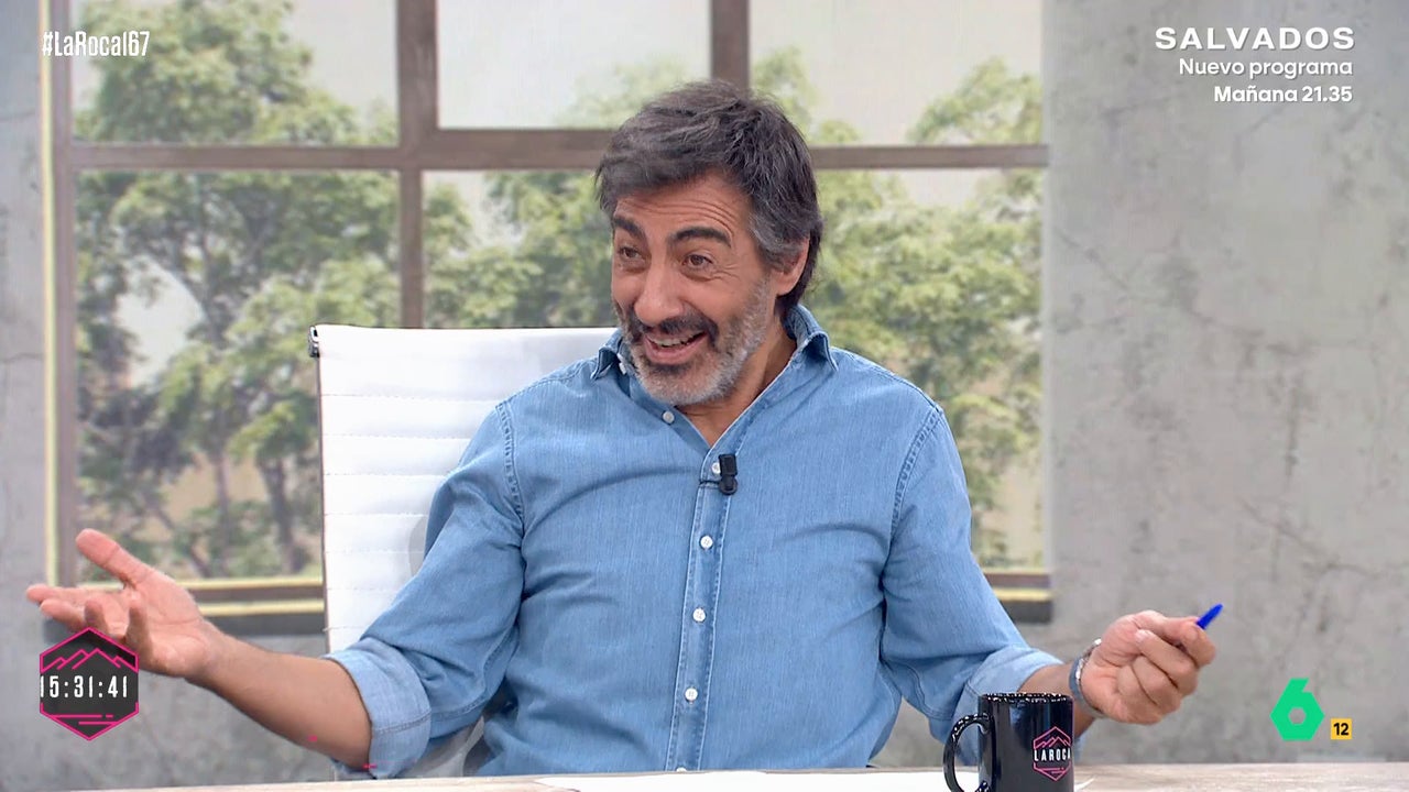 Así se presenta Juan del Val en La Roca tras ganar el Premio Planeta 2025: "Aquí estoy, como si fuera una persona normal"