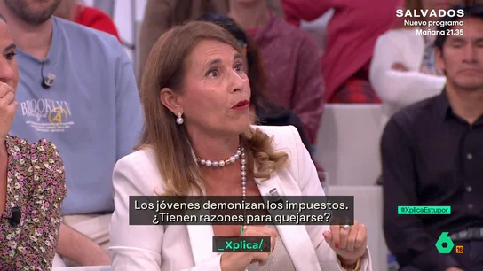 La economista María José Tarancón, a un inversor que se ha mudado a Andorra: "Mal empresario serás si me dices que allí no pagas IVA" La economista María José Tarancón, a un inversor que se ha mudado a Andorra: "Mal empresario serás si me dices que allí no pagas IVA"