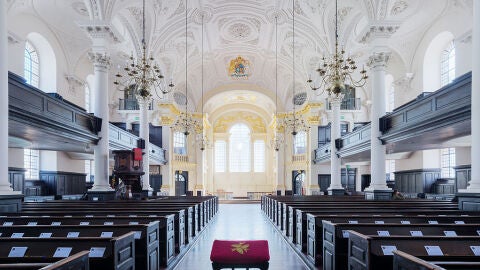 Interior de la Iglesia St Martin in the Fields