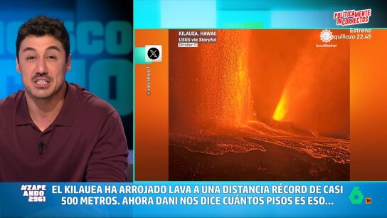 Francisco Cacho explica en este v&iacute;deo la magnitud de la erupci&oacute;n del volc&aacute;n Kilauea: "Es un edificio de 153 pisos"