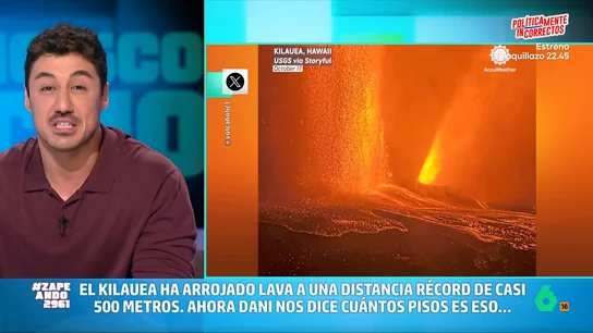 Francisco Cacho explica en este vídeo la magnitud de la erupción del volcán Kilauea: "Es un edificio de 153 pisos" Francisco Cacho explica en este vídeo la magnitud de la erupción del volcán Kilauea: "Es un edificio de 153 pisos"
