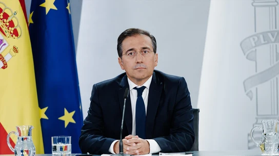 Imagen de archivo del ministro de Asuntos Exteriores, Unión Europea y Cooperación, José Manuel Albares. Imagen de archivo del ministro de Asuntos Exteriores, Unión Europea y Cooperación, José Manuel Albares.