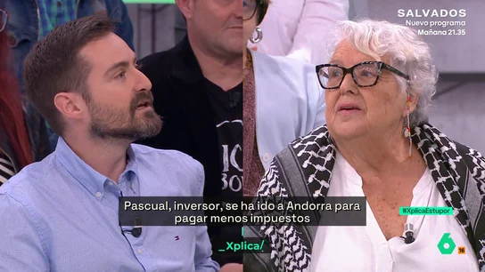 Una jubilada, a un inversor inmobiliario que se ha mudado a Andorra: "Es una vergüenza que te hayas ido" Una jubilada, a un inversor inmobiliario que se ha mudado a Andorra: "Es una vergüenza que te hayas ido"