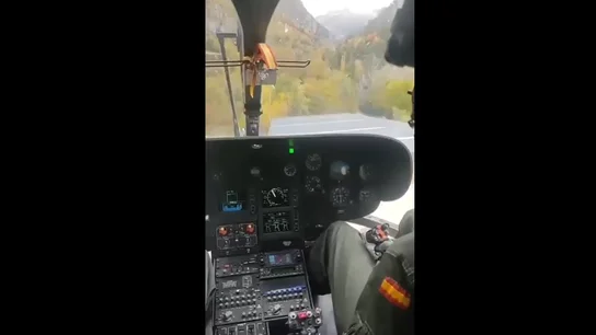 Momento del rescate del cuerpo de una montañera en Panticosa (Huesca) Momento del rescate del cuerpo de una montañera en Panticosa (Huesca)