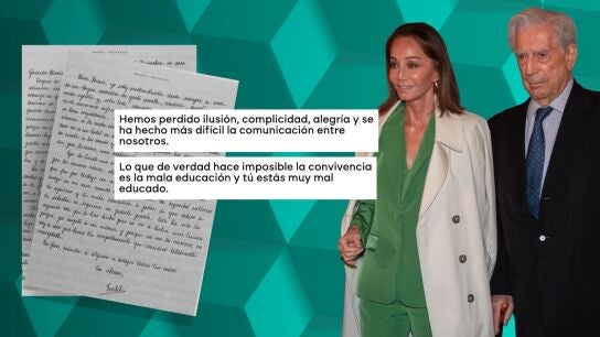 Carta de Isabel Preysler a Vargas Llosa