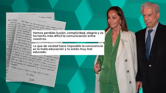 Carta de Isabel Preysler a Vargas Llosa Carta de Isabel Preysler a Vargas Llosa