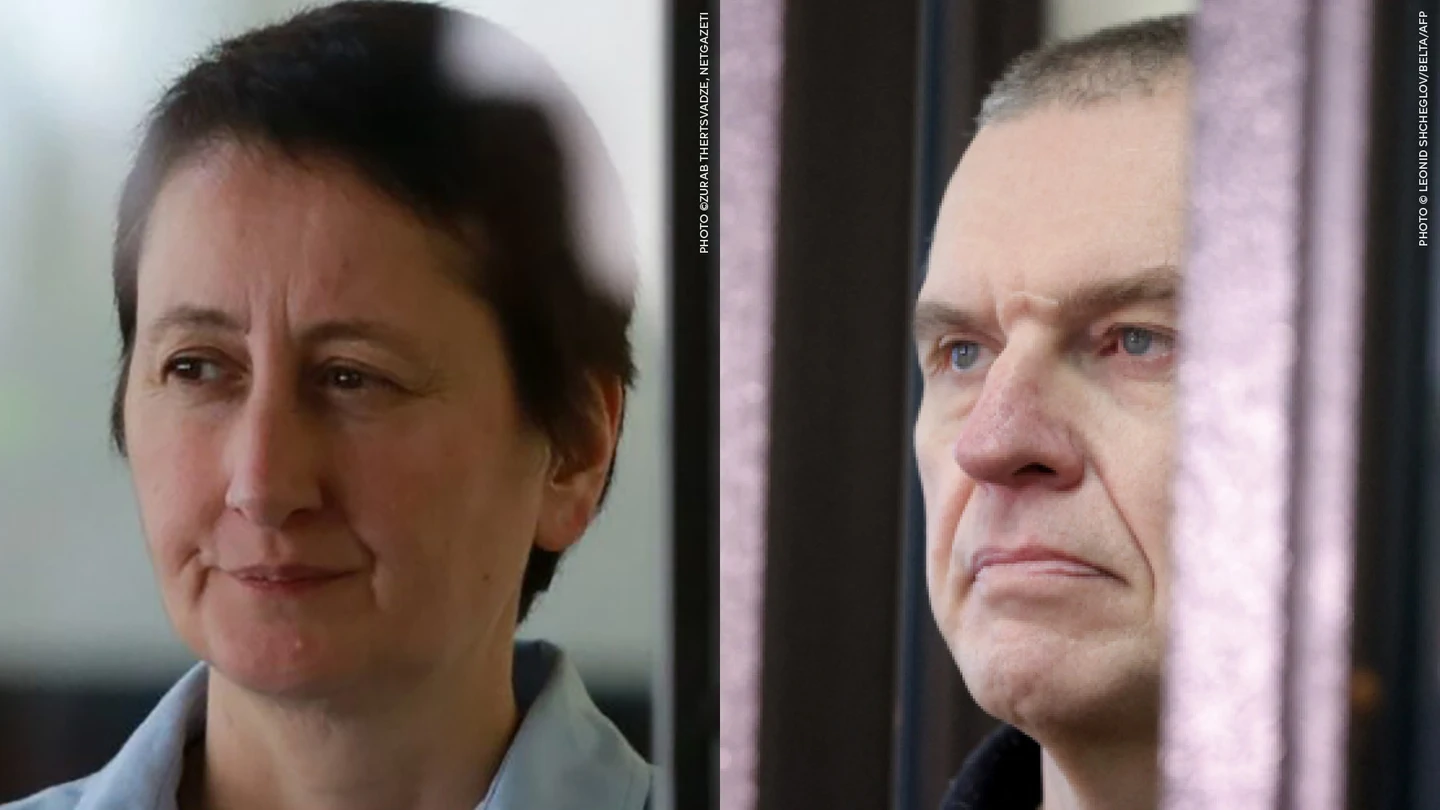 Mzia Amaglobeli y Andrzej Poczobut, ganadores del Premio Sájarov 2025 Mzia Amaglobeli y Andrzej Poczobut, ganadores del Premio Sájarov 2025