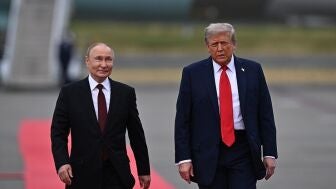 Imagen de archivo de Trump y Putin.