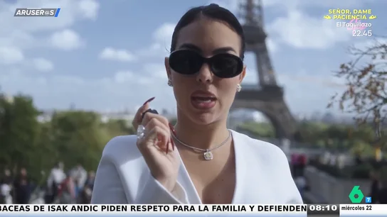 "He empezado el día poniéndome las bragas del revés": el vídeo de las mejores frases de Georgina Rodríguez en París "He empezado el día poniéndome las bragas del revés": el vídeo de las mejores frases de Georgina Rodríguez en París