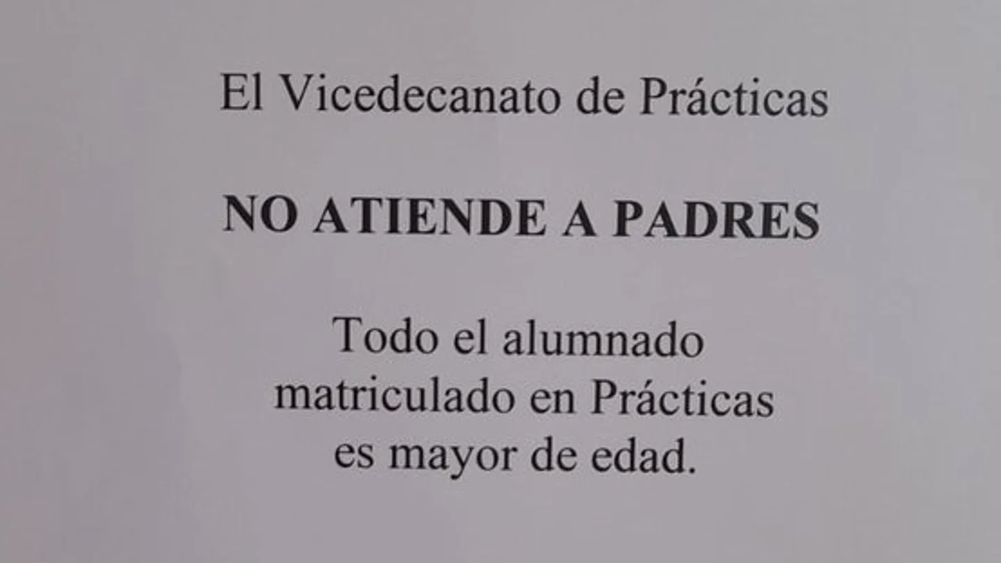 La Universidad de Granada manda un mensaje a los padres La Universidad de Granada manda un mensaje a los padres
